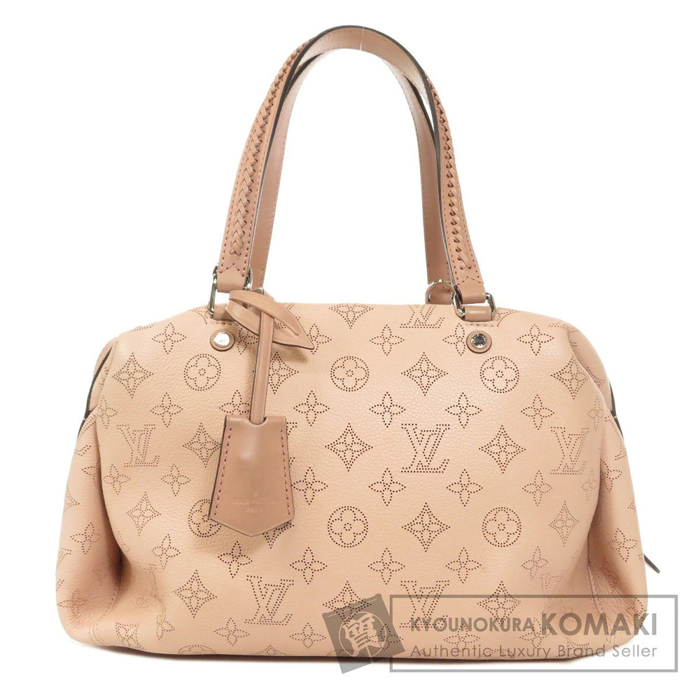 Louis Vuitton Asteria Top Handle Bag Mahina Leather Tan